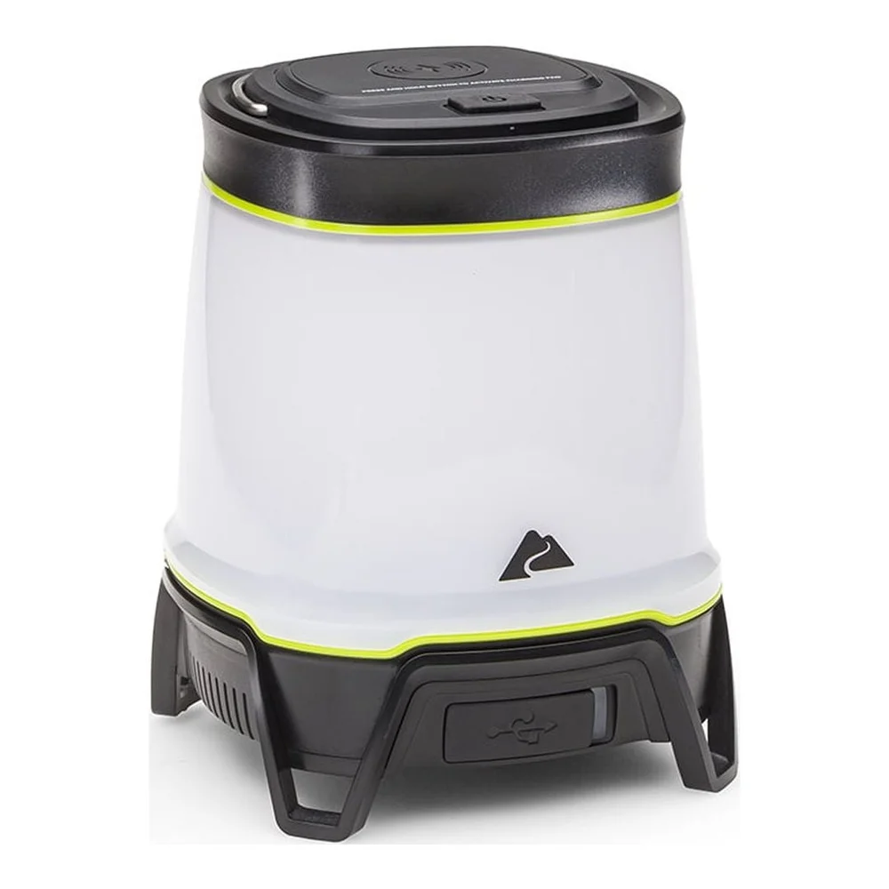 Lentera LED Isi Ulang 2000 Lumen dengan Bantalan Pengisi Daya Nirkabel Qi Baterai USB-C 3 Mode Lampu Tahan Air Berkemah Luar Ruangan