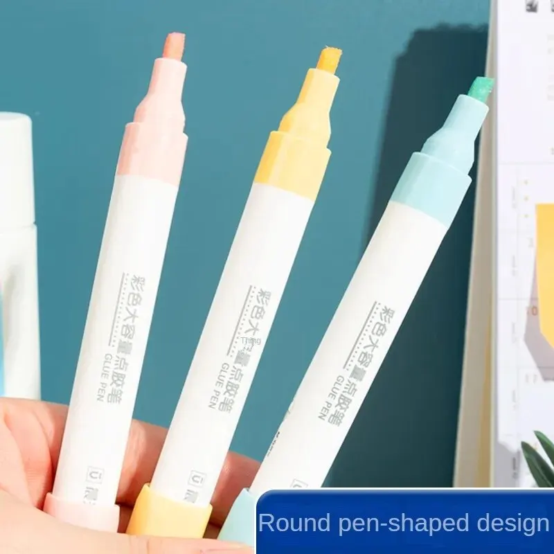 قلم توزيع كبير السعة من الأدوات المكتبية M & G ، سريع الجفاف على الوجهين ، سمك قابل للتعديل ، كتيب يدوي ، لون ، 3