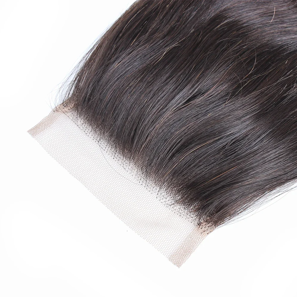 Ombre Honey Blonde Body Wave 4x4 Lace Closure Remy Indian Hair With Swiss Lace 1B 27 30 Natural Color Hair Free Part 10-18 Inch - Image 4