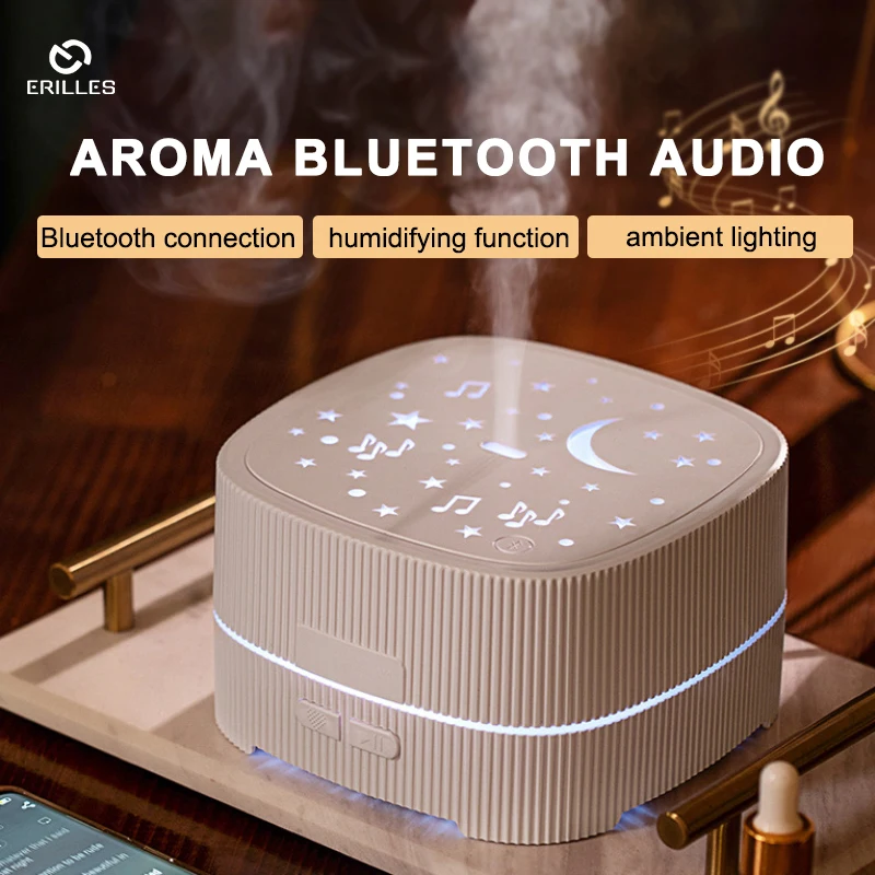 

Wireless Bluetooth Speaker Aromatherapy Machine Small Household Bedroom Car Essential Oil Aromatherapy Humidifier Sound Box