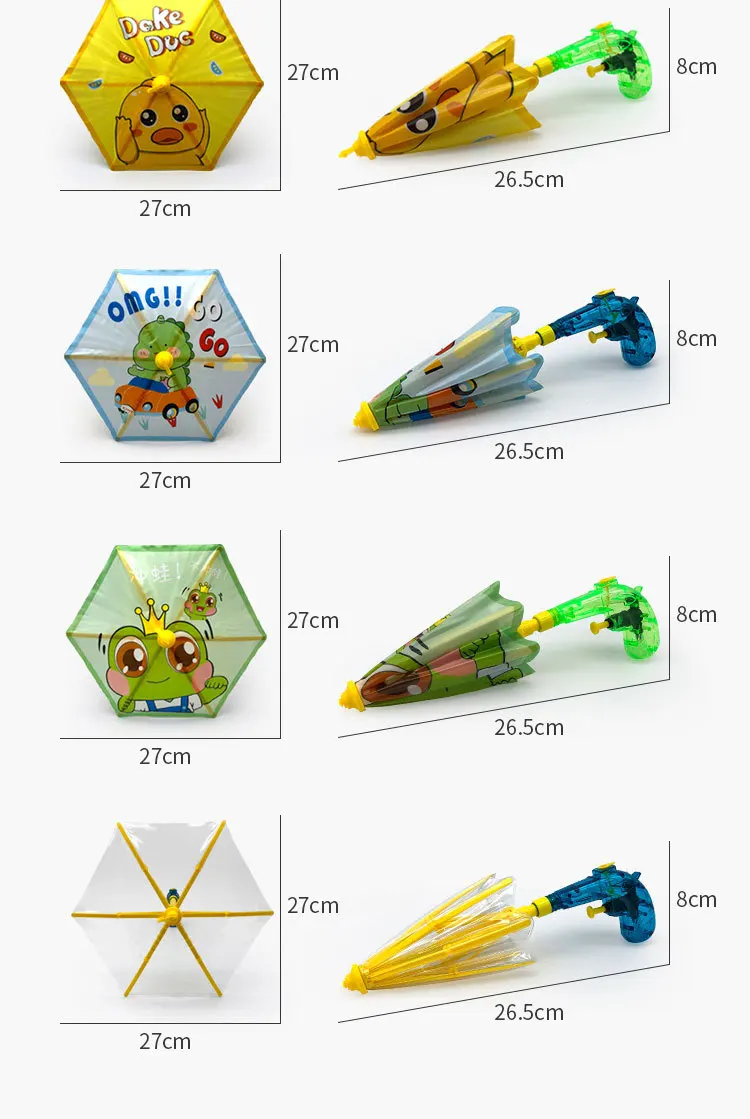 Pistola de agua de verano para exteriores, pistolas de pulverización de agua, lucha contra el agua, autoprotección, paraguas, alcance de piscinas, batalla en la playa, juguetes divertidos