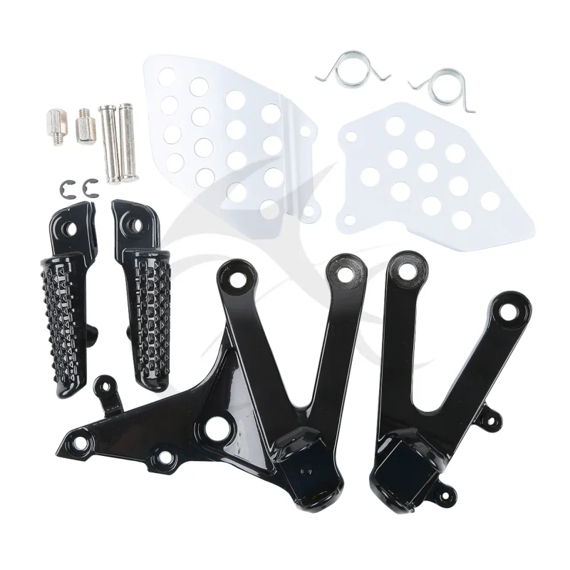 Front Driver Footpegs Pegs Bracket Fit For Honda CBR600RR CBR 600 RR 2007-2025 2024 08 09