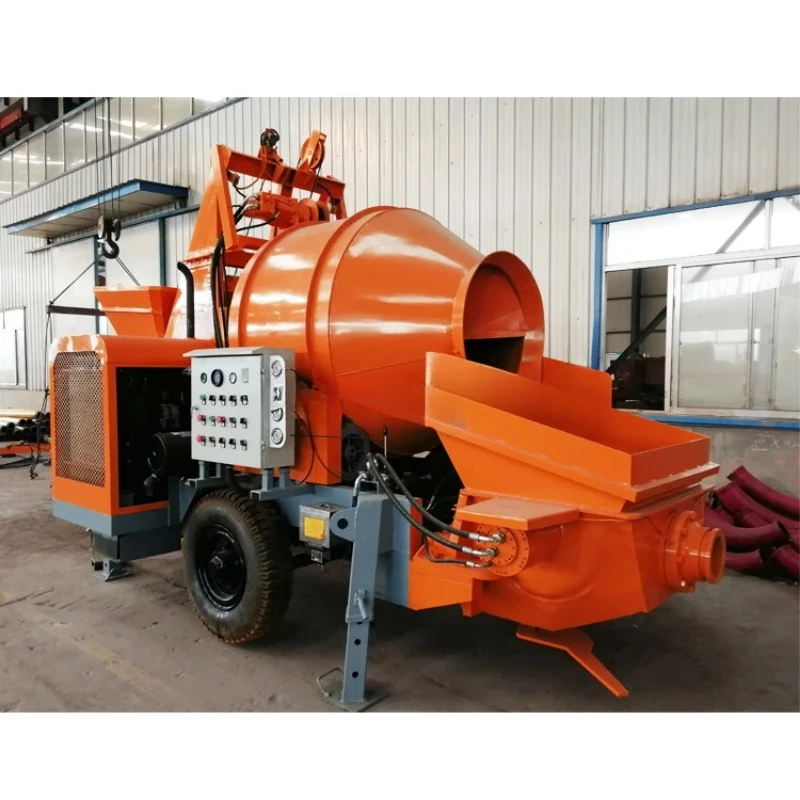 40m3/h Self Loading Mobile Mini Concrete Mixer Pump