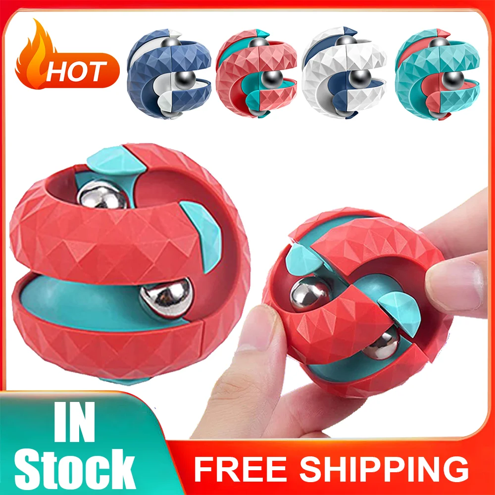 Decompression Toy Children Autism Orbit Ball Cube Anti Stress Sensory Toys Fidget Toys for Kids Fidget Spinner Birthday Gift