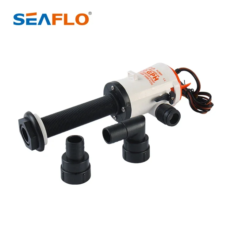 Seaflo 12v Dc 350Gph Fish Tank Submersible Pump Fishing Boat Aerator Bilge Pump