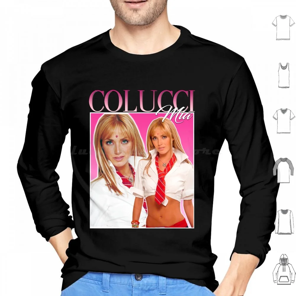 

Mia Colucci Hoodie cotton Long Sleeve Anahi Mia Colucci Rebel Rbd