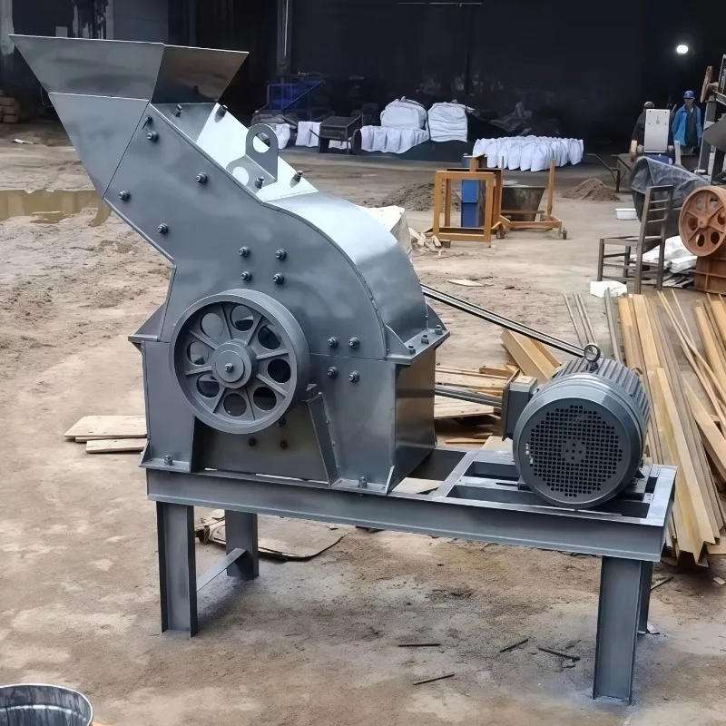 Small Diesel Mobile Hammer Crusher Industrial Concrete Rubble Stone Sand Making Machine Construction Waste Crushing Equipment