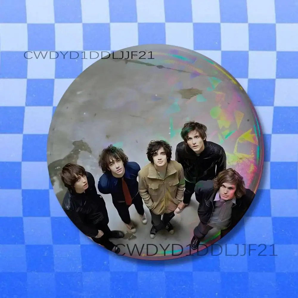 The S-Strokes Band Button Pins Coole Anime Cosplay Abzeichen Kleidung Rucksack Dekorationen Brosche Geschenke – Detail 9