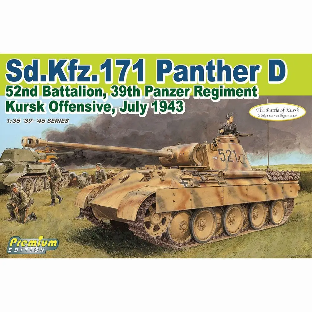 

DRAGON 6867 1/35 Sd.Kfz.171 Panther D (The Battle of Kursk) - Scale Model Kit