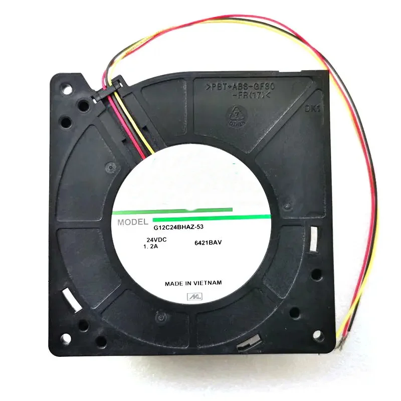 New Cooling Fan G12C24BHAZ-53 DC24V 1.2A 3Lines 120*120*32MM
