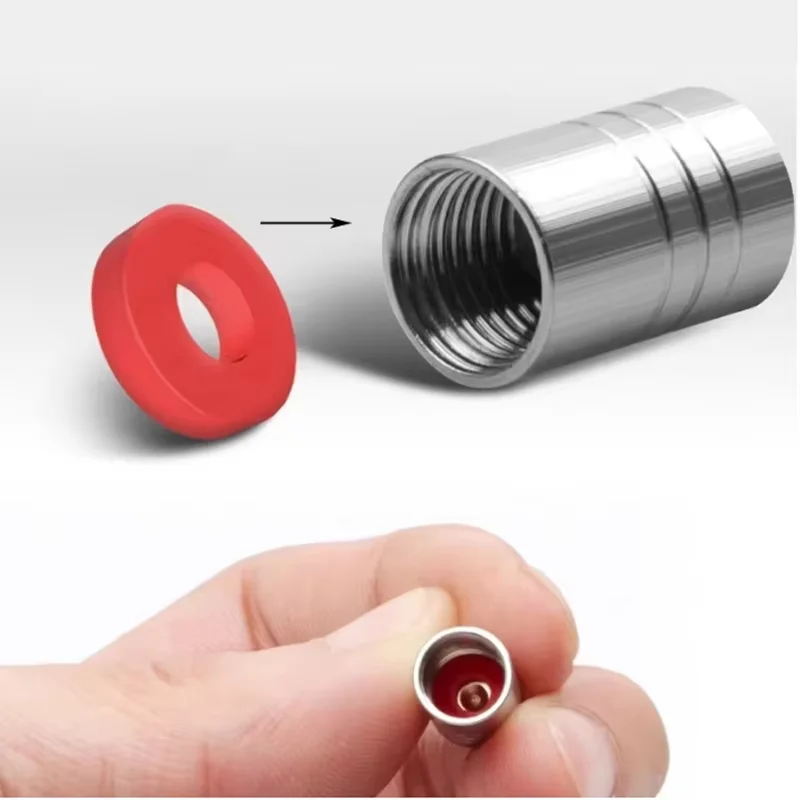 4 قطعة سيارة معدنية عجلة الاطارات صمام قبعات الهواء الجذعية يغطي لكيا KN GT-Line سبورتاج Ceed ريو بيكانتو سورينتو الروح سيراتو Venga #4