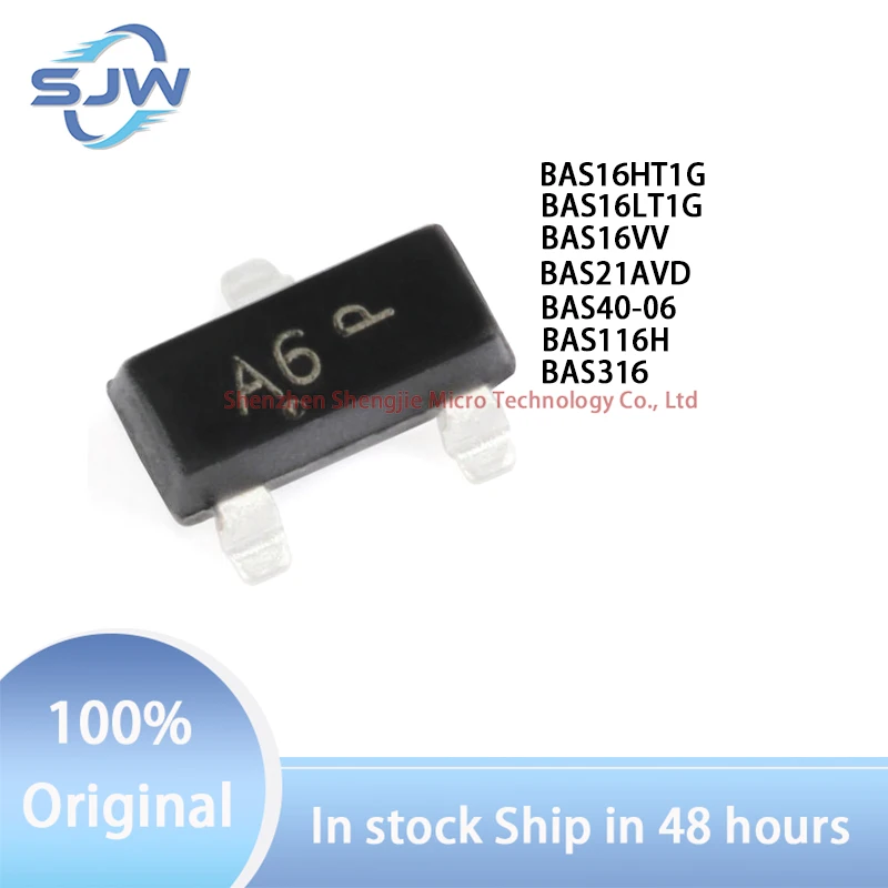 BAS16HT1G BAS16LT1G BAS16VV BAS21AVD BAS40-06 BAS116H BAS316 switching diode Schottky diodes