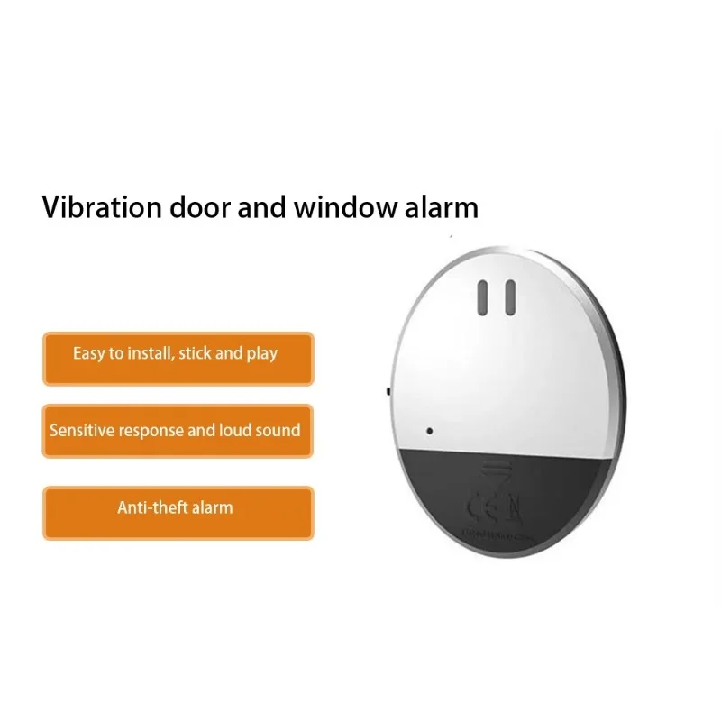 Vibration Alarm Sensor Detector Doberman Security Door Window Vibration Alarm For Warning Burglars Intruder Home Security