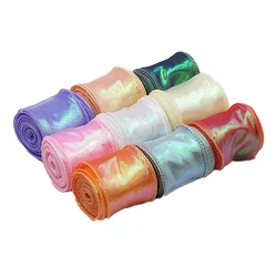 (10 Yards/pack) 6cm Colorful Fishtail Yarn Organza Ribbon Gift Box Packaging Lace Lolita Clothing Hair Home Decoration DIY