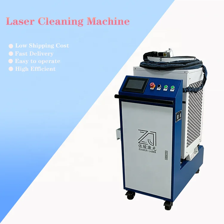 1500W 2000W Continuous Fiber Laser Handheld Cleaning Machine Laser Rust and Paint Removal Machine for metal