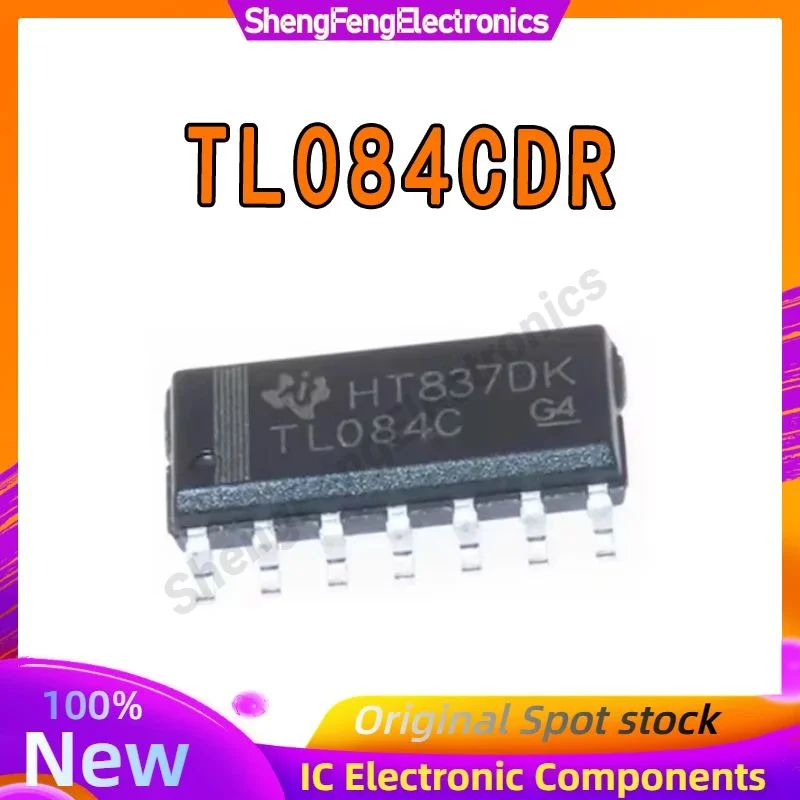 10PCS TL084CDR TL084C TL084 084CDR TL IC CHip FET-Input Operational Amplifiers SOP14 in Stock 100% New Originl