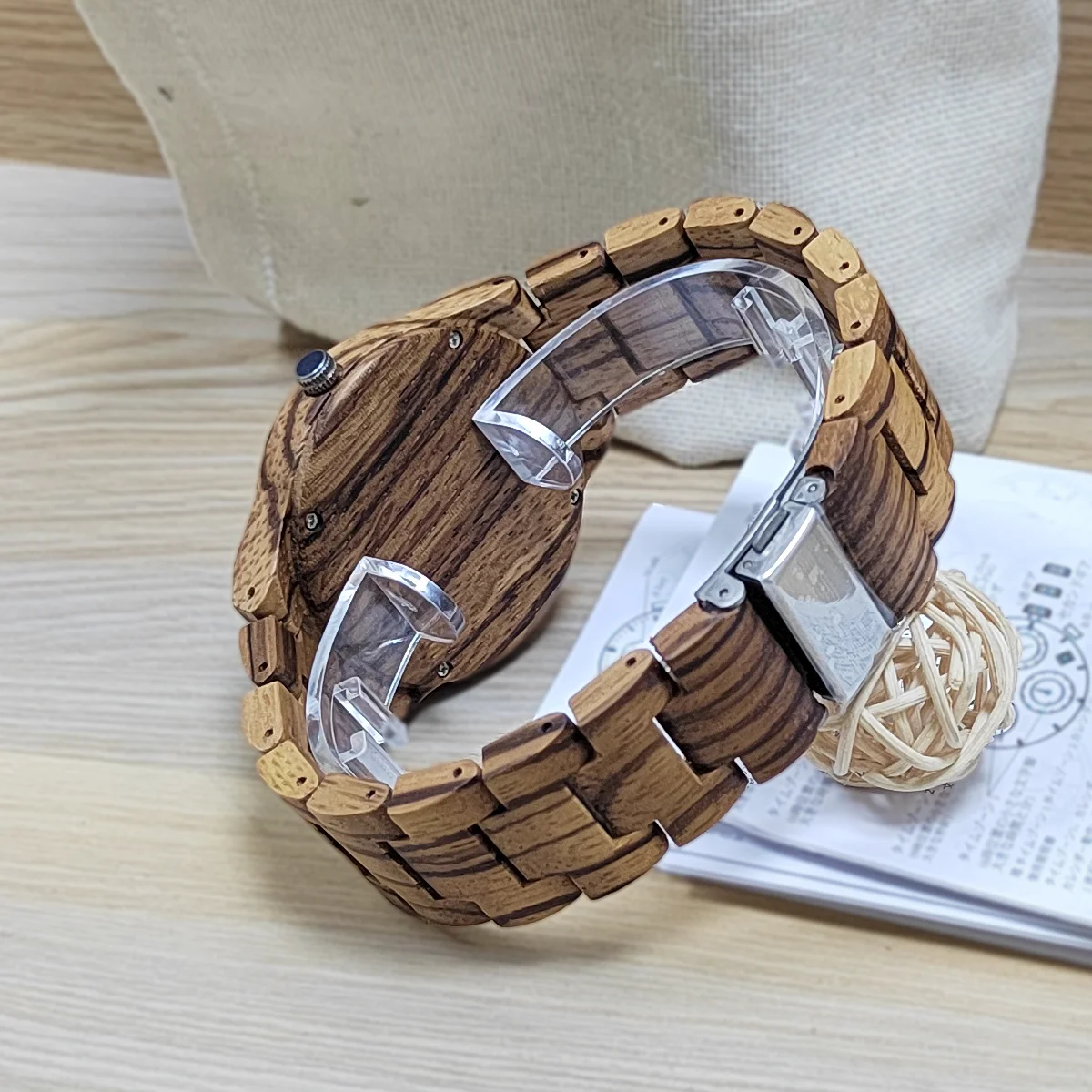 Men's Wooden Wrist Watches Viking Symbol Element Clock Personalized Anniversary Gift for Husband Man Wood Quartz Wristwatches