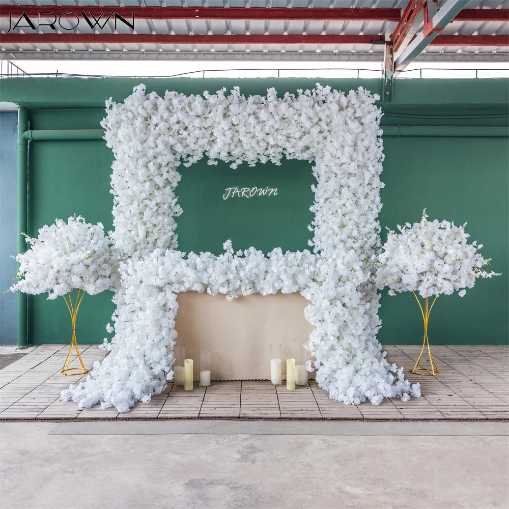 

Wedding Decoratons Luxury White Cherry Blossom Floral Arrangement for Event Backdrop Decor Props Stage Arch Props Customized