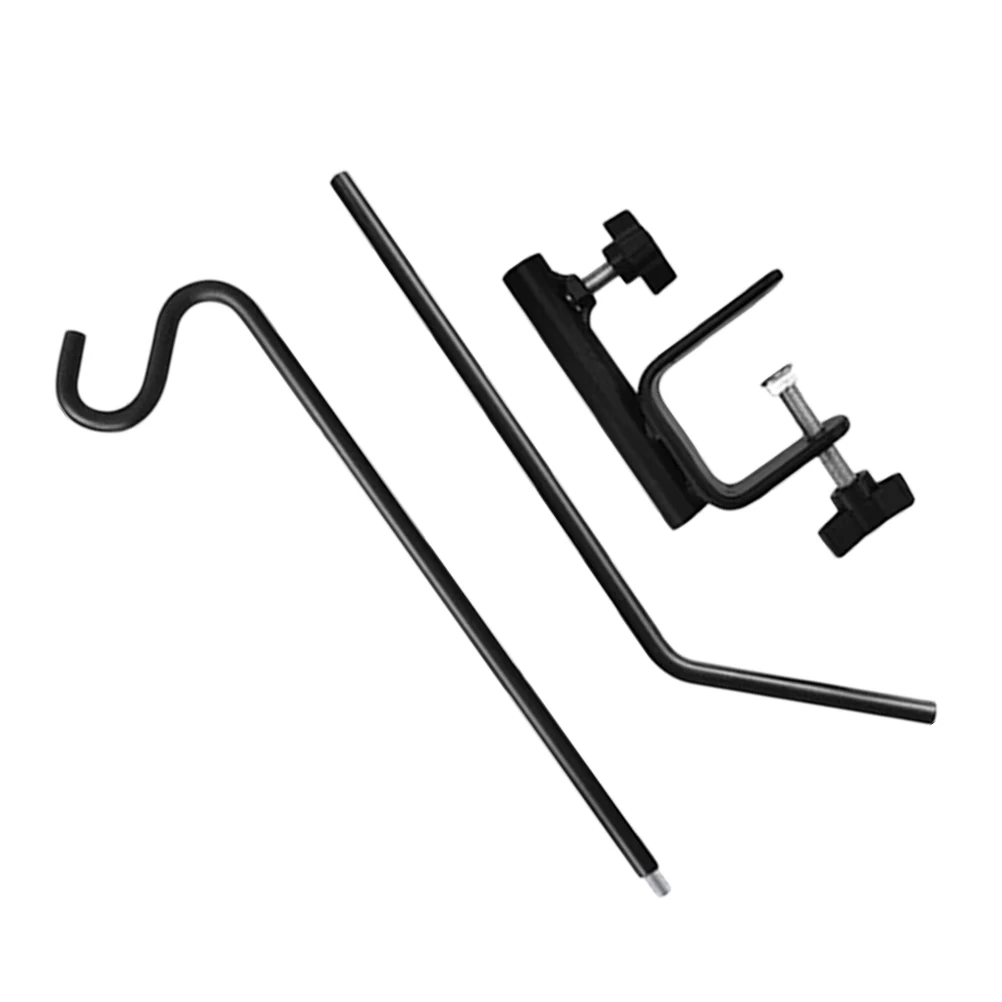 

Heavy Duty Adjustable Rail Rod for Plants Bird Feeder Black All Weather Outdoor Multi Functional Hangers Suitable