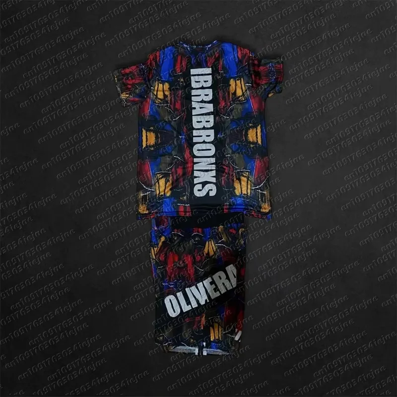 Summer Top Boxing Charles Oliveira Combat Fighting Event Tee Shorts Men Kid Breathable Quick-Drying Jersey Wrestling Sports Suit