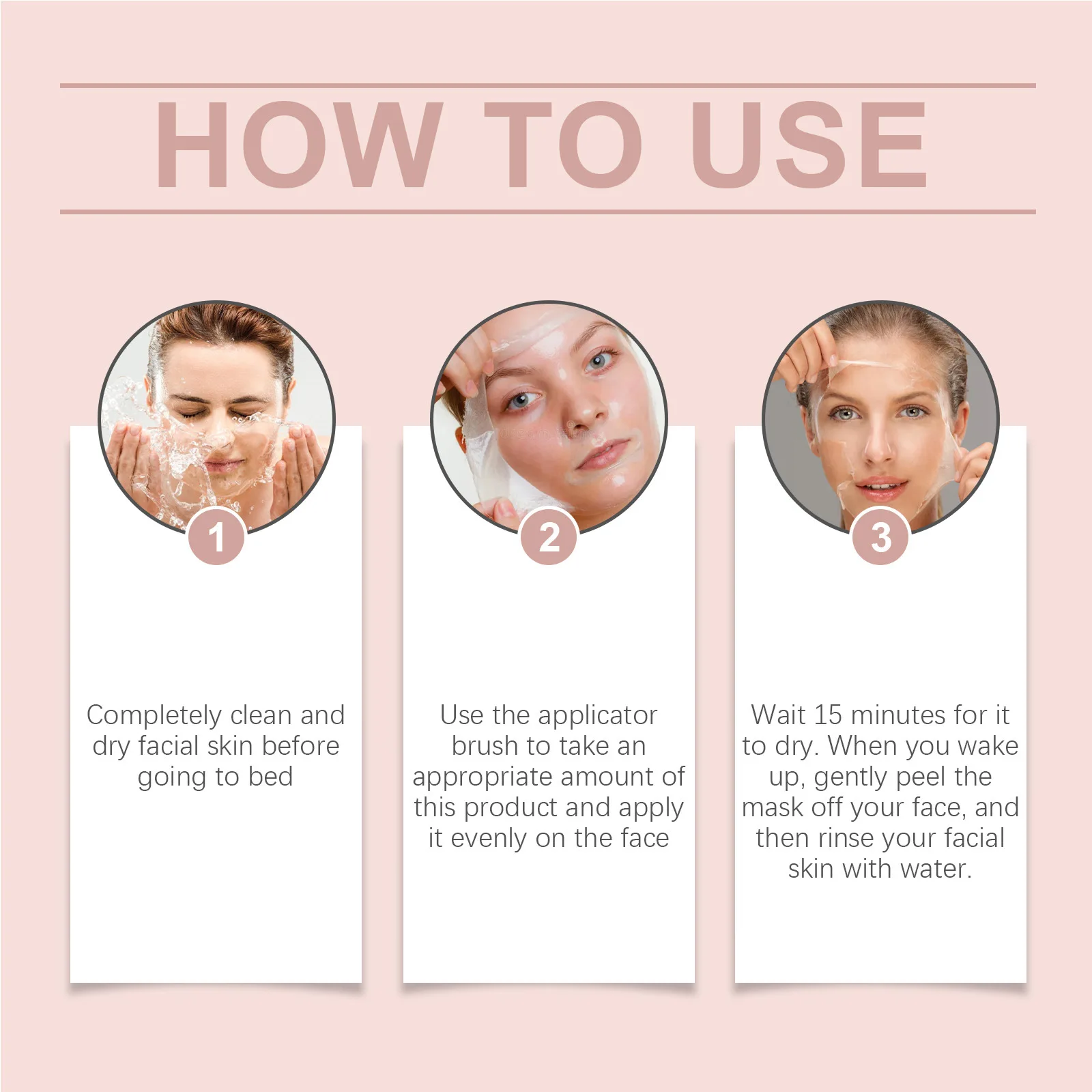 Collagen Night Wrapping Mask Deep Cleansing Shrink Pores Oil-Control Reduces Sagging Moisturizing Hydrating Firming Facial Mask