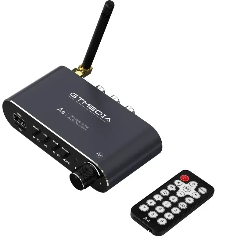 A4 Bluetooth Receiver 5.1 Bluetooth Transmitter 4 in 1 Bluetooth Adapter RX: A2DP/AVRC,TX: A2DP SBC AAC TF/USB Disk