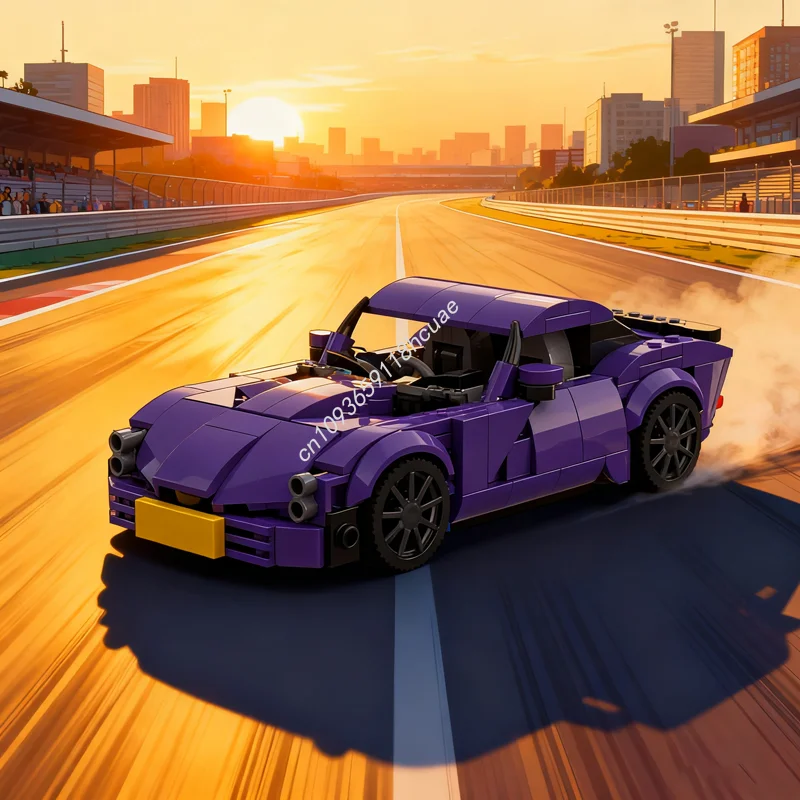 

389pcs MOC TVR Tuscan Speed Six City Champions Model Building Blocks Christmas Gifts Architecture DIY Idea Toy Brick Birthday