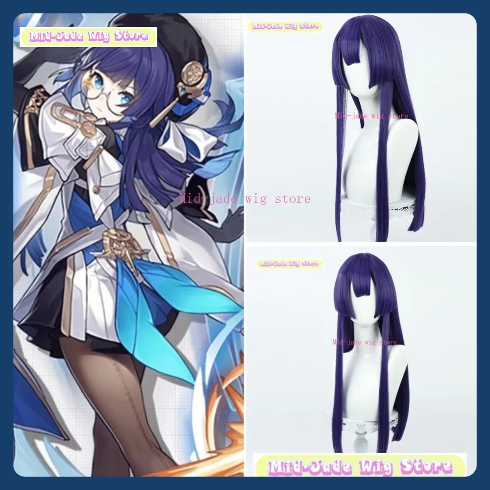 

Mid-jade Wig Store Honkai: Star Rail Pela Cosplay Wig Halloween Party Costumes Props Anime Games Role-playing