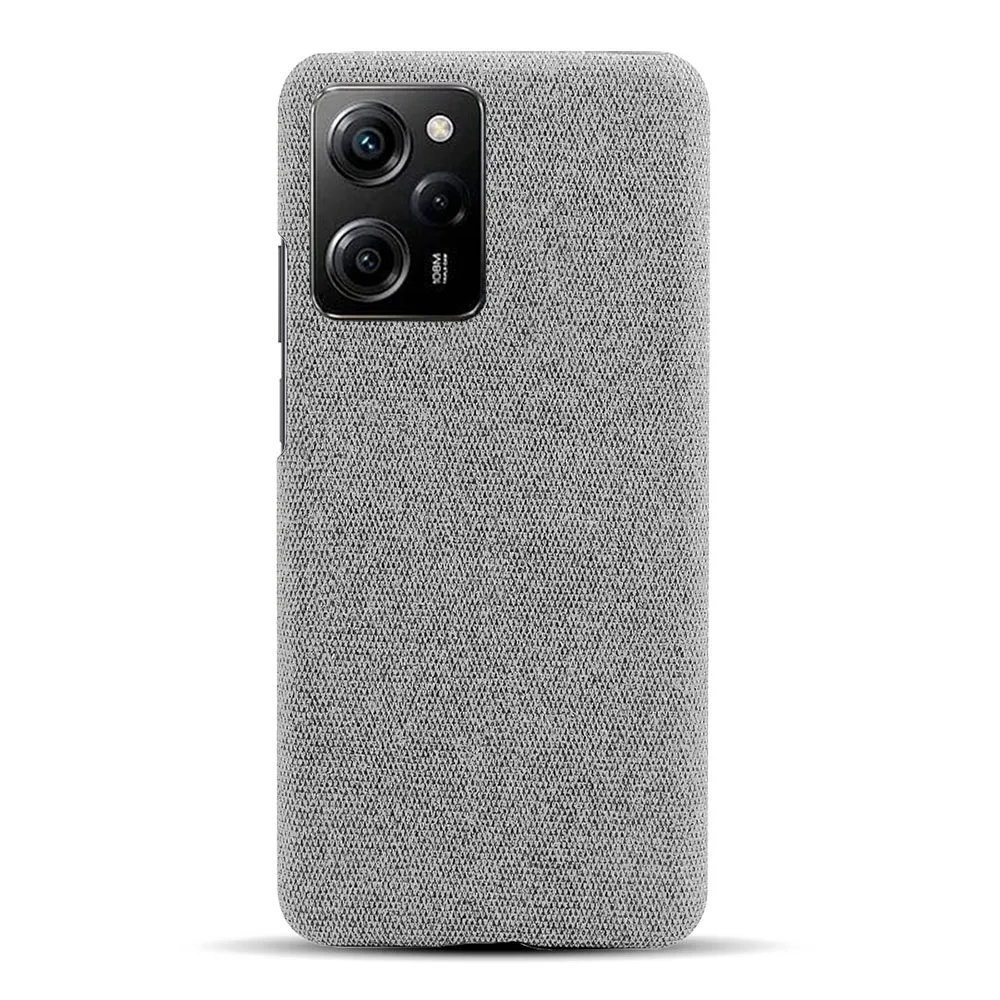 

Fabric Antiskid Cover for Xiaomi Poco X5 Pro, Case for POCO X5, X4 Pro, M5, X4, GT, F4, X3, Luxury Fabric