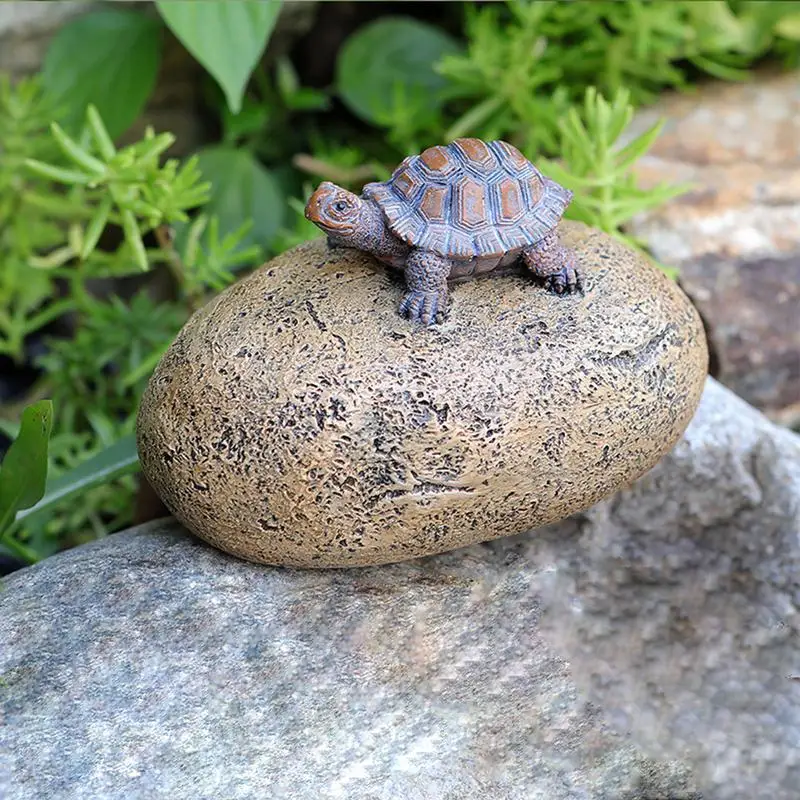 Stenen Sleutel Opslag Verborgen Opslagsteen Voor Belangrijke Hars Materiaal Belangrijke Kluizen Stenen Voor Een Nieuwe Huiseigenaar Of Iemand Die Reist Een