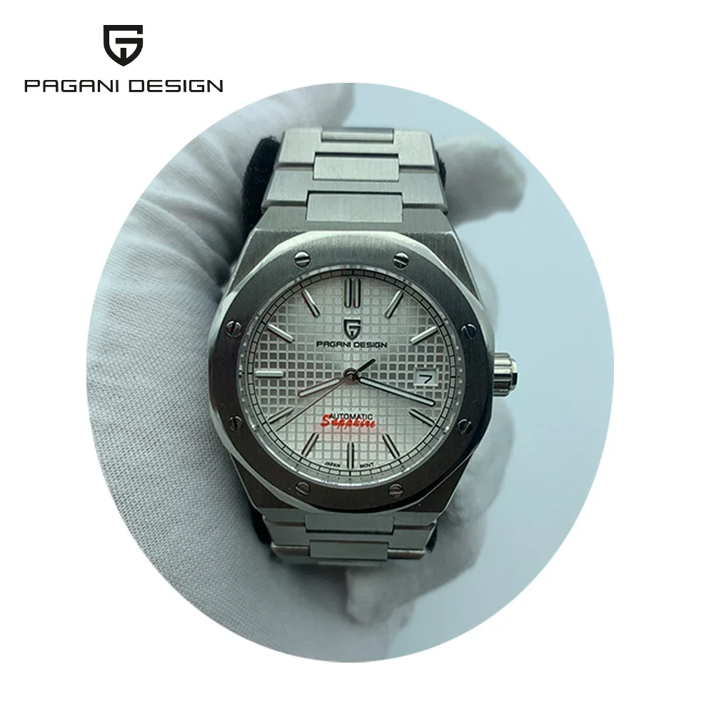 PAGANI DESIGN PD1673 Mechanische Uhr Luxus Marke Original Uhren Saphirglas Edelstahl herren Uhr