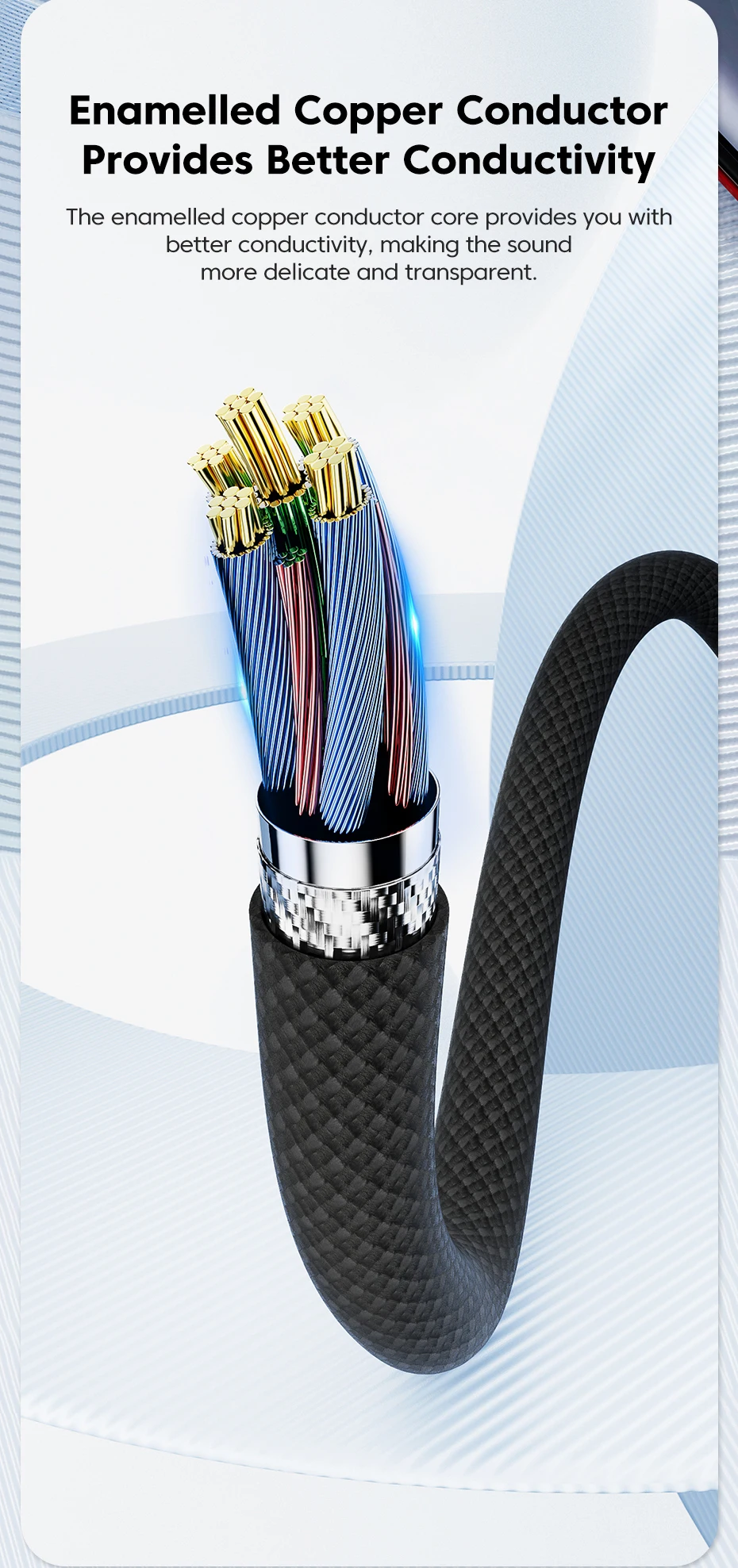Toocki typ c bis 3,5mm kopfhörer buchse aux usb c kabel kopfhörer adapter 3,5 buchse audio kabel für huawei p20 xiaomi mi 13 samsung – Detail 6