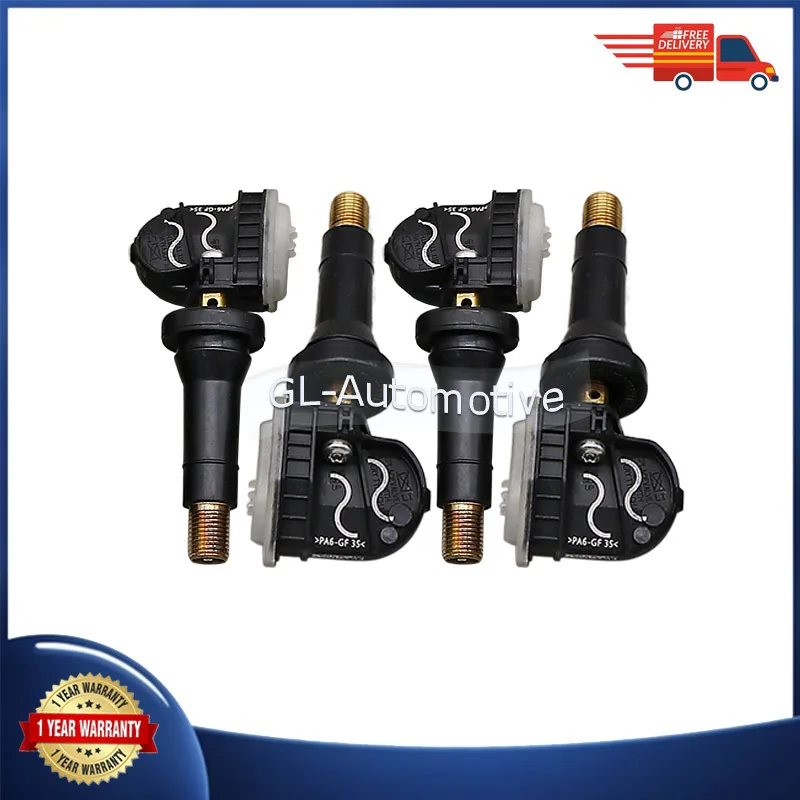 4PCS 315MHZ Car TPMS Tire Pressure Sensor For Ford Fusion 2017-2018 HC3T-1A180-AB HC3T-1A150-AB