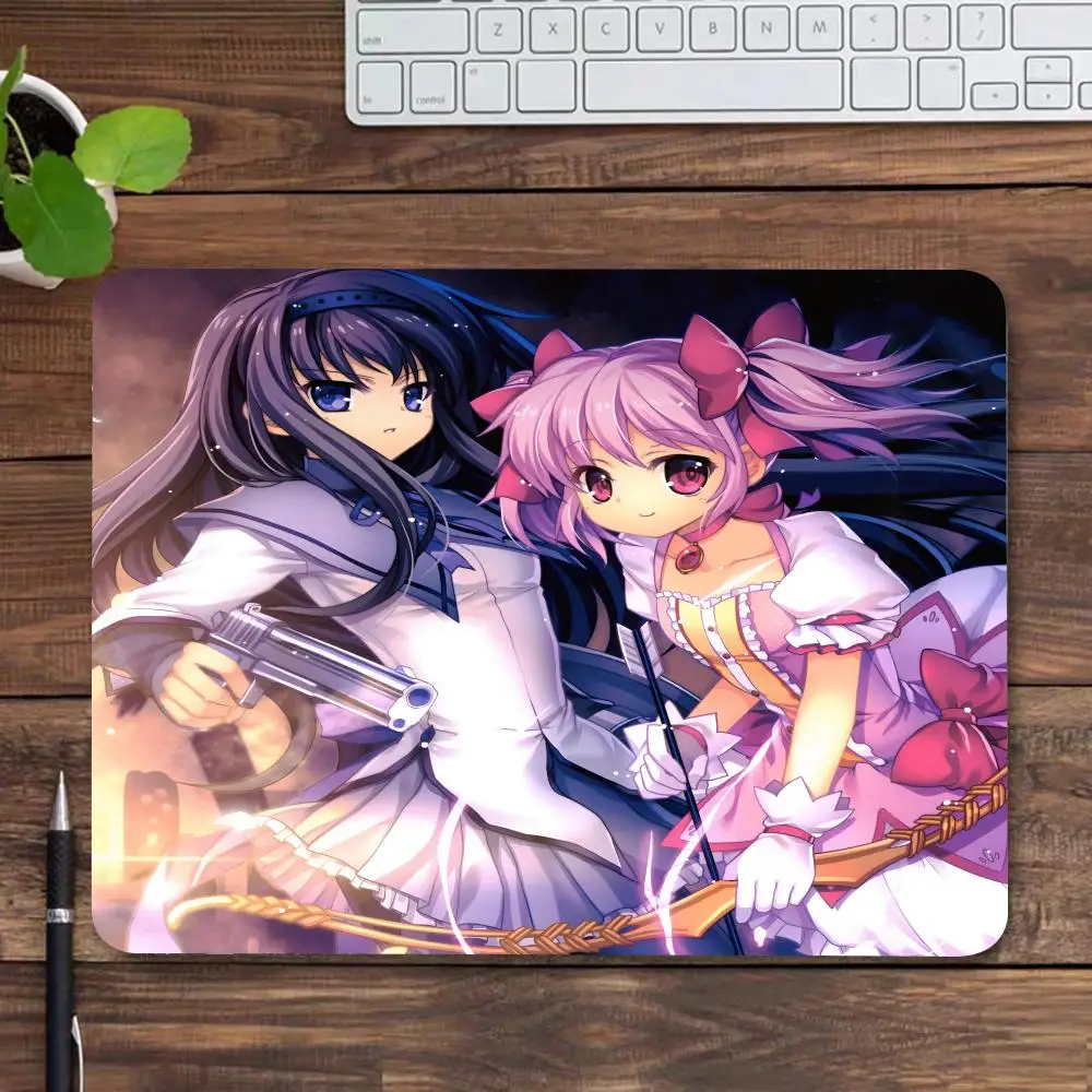 Anime P-Puella Magi Madoka Magica Mouse Pad Ultrafine Surface Gaming Accessories Keyboard Pads Gamer Mouse Mat Rubber Desk Mat