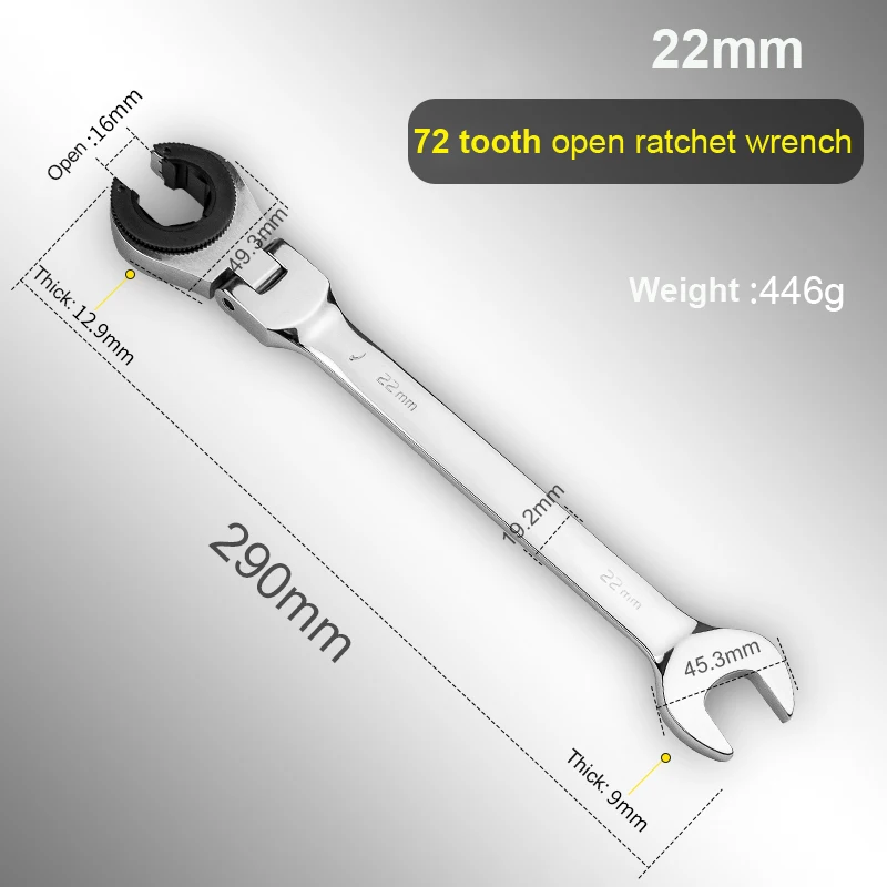 Juego De Llaves De Trinquete Combinadas 16 Piezas – Métricas – 72 Dientes – Acero Cromo-Vanadio – Estuche – Marca CAL – Ideal Para Mecánicos