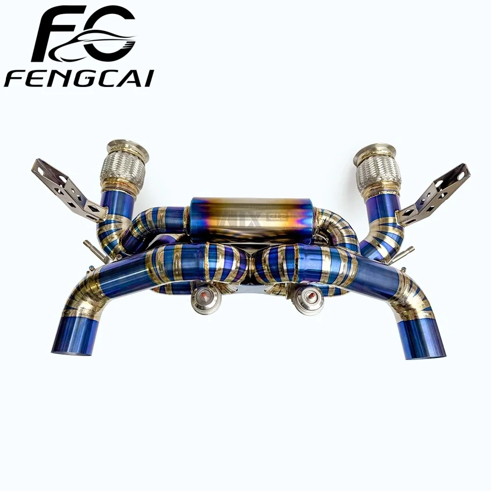 

High-performance valve exhaust catback for 2020-2024Lamborghini Huracan EVO 5.2l V10titanium alloy exhaust pipe muffler retrofit