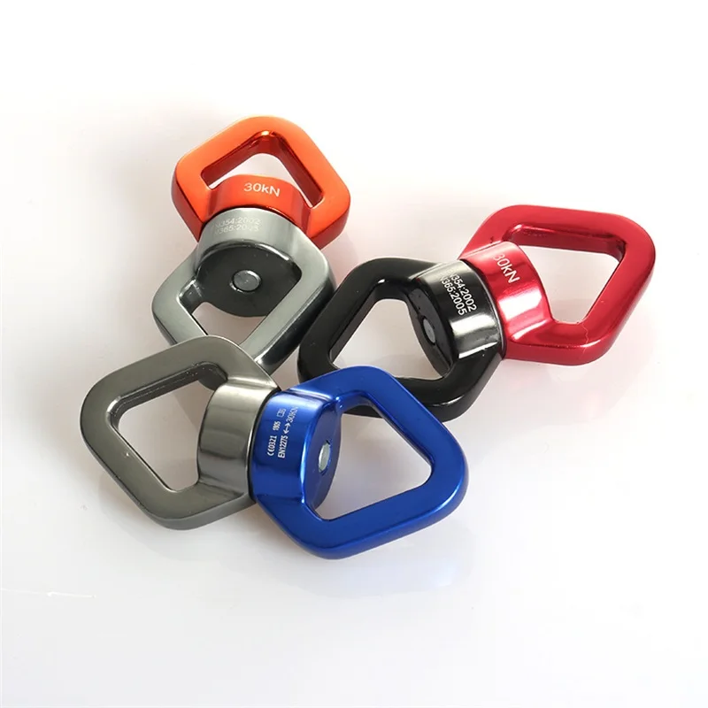 Universal Wheel Rock Climbing Rope Hanging pulley Yoga Fixed Connector Lifting Ring Rotating Ball Bear Hanging Ring