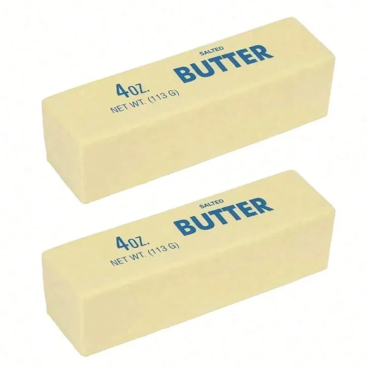 1/2/3 Stück Regenbogen-Butterstab Squishy Spielzeug, langsam aufsteigendes künstliches Lebensmittel-Sensorik-Quetschspielzeug, Angstlinderungsgeschenk für alle Altersgruppen