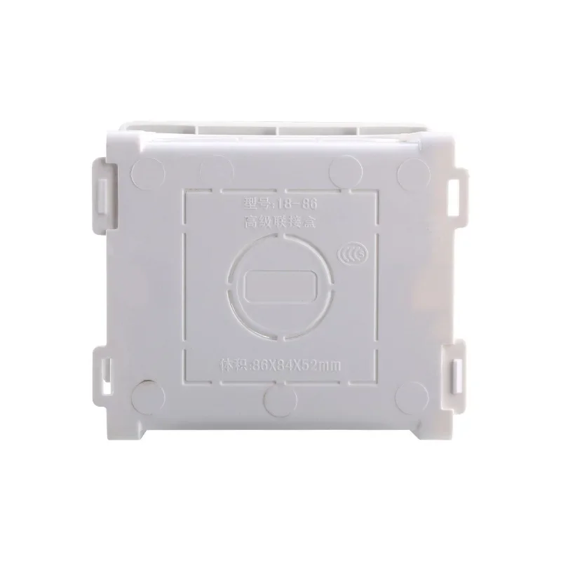 86 type British Standard electrical adjustable mounting box cassette switch socket junction box  concealed internal mounting box