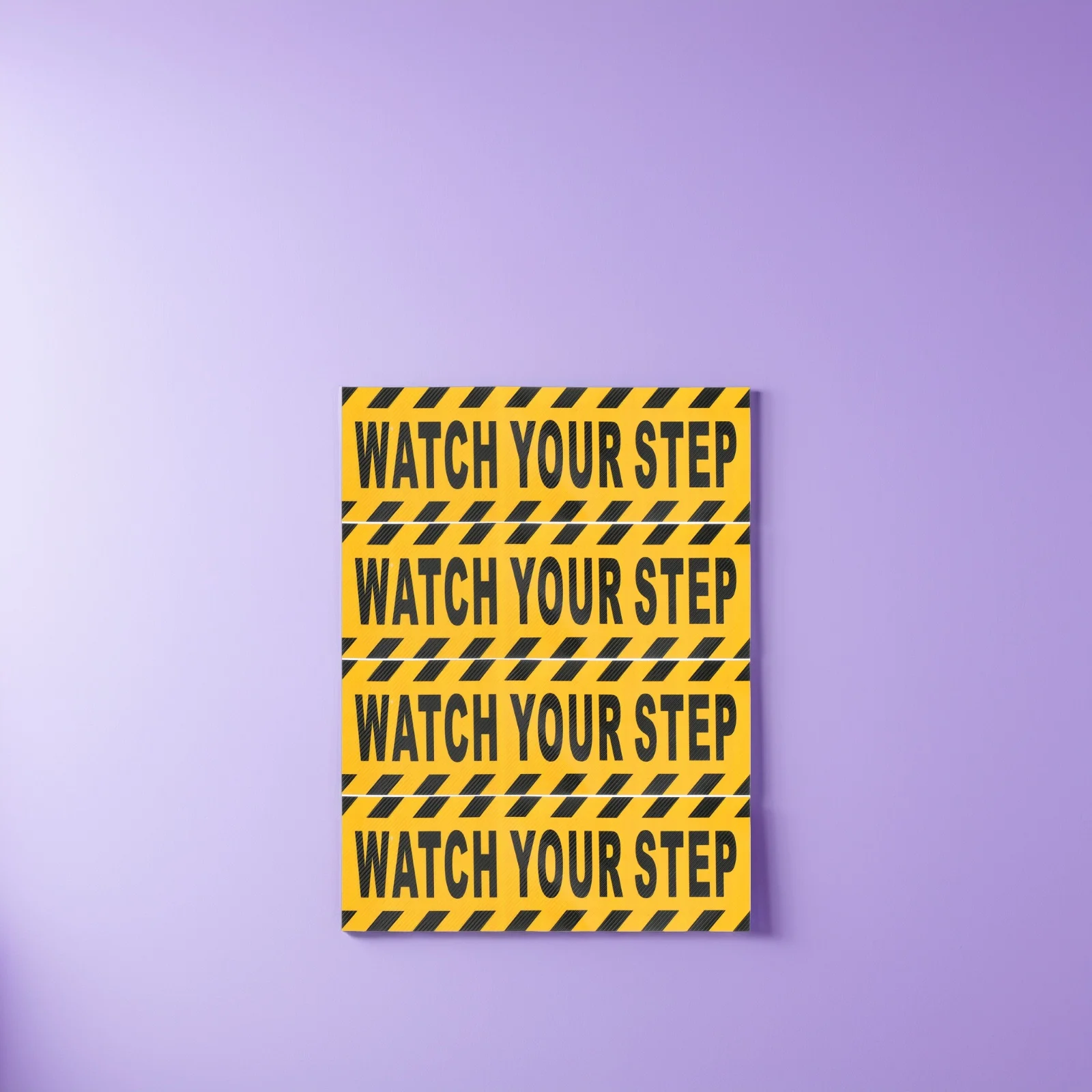 4 قطعة ملصق تحذير أسود أصفر شريط مضاد للانزلاق دائم بولي كلوريد الفينيل الممشى السلامة الشارات لمكان العمل أرضية مبللة الدرج مول الحذر