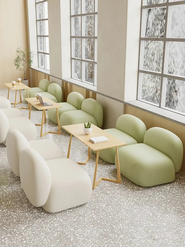 مجموعة طاولة وكرسي لشاي الحليب، أريكة صالون تجميل، مقعد بار، مقعد بطاقة، منطقة ترفيهية، استقبال، مقعد طعام مزدوج