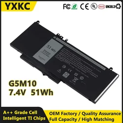 G5M10 Replacement Lithium ion battery Laptop Batteries 0WYJC2 8V5GX R9XM9 WYJC2 14.8V 92Wh For Dell Latitude 3160 3350 E5450