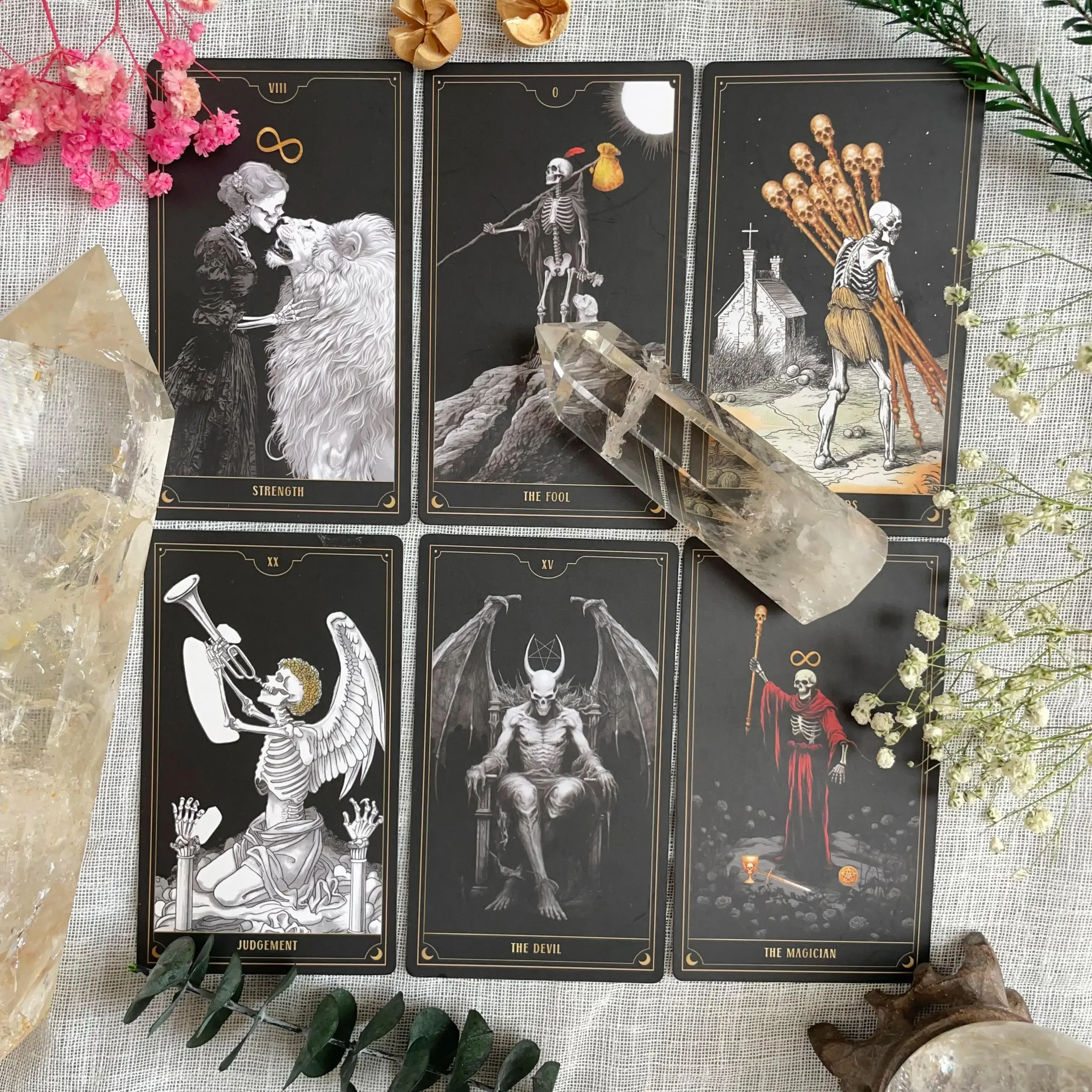 Nuevo 2024 principiantes adivinación español ruso Original alta calidad Oracle cráneo adivinación cubiertas Tarot cartas 78 grande 12*7