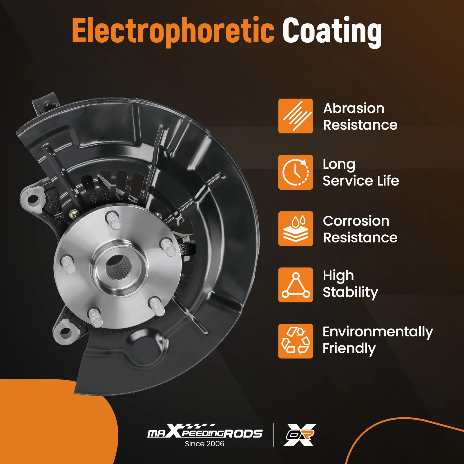 مفصل التوجيه الأمامي الأيسر + محمل محور العجلة لسيارة Toyota Camry SE/SE Sport XSE