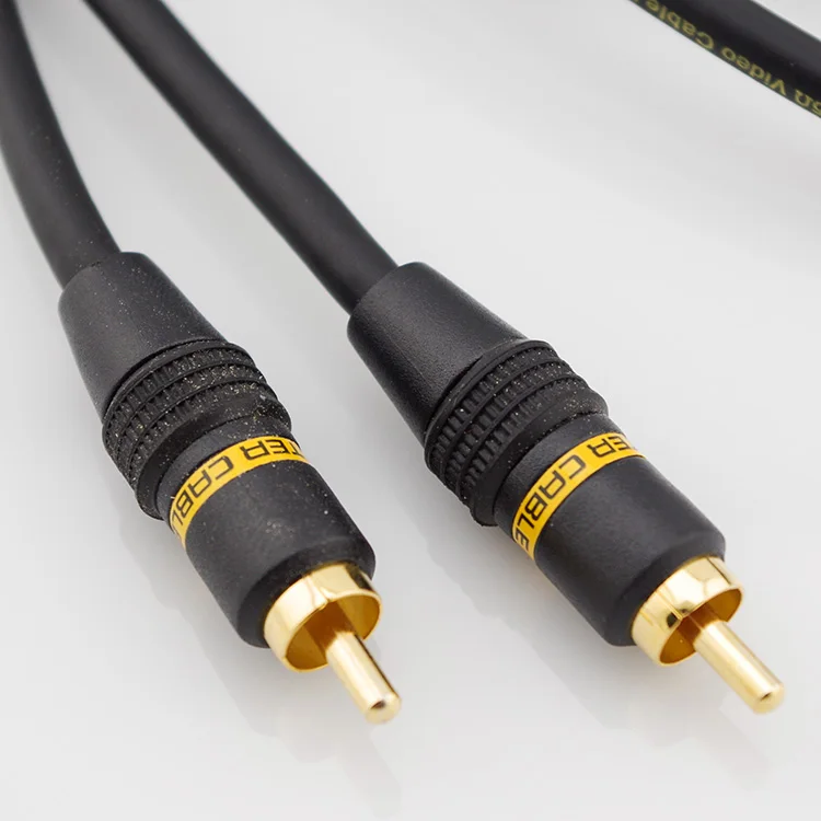 ▲ Monster Cable SV1R-2M Monster Standard Video Cable with RCA Connectors No Frills Precuts 6.56ft RCA 24K gold plated contacts