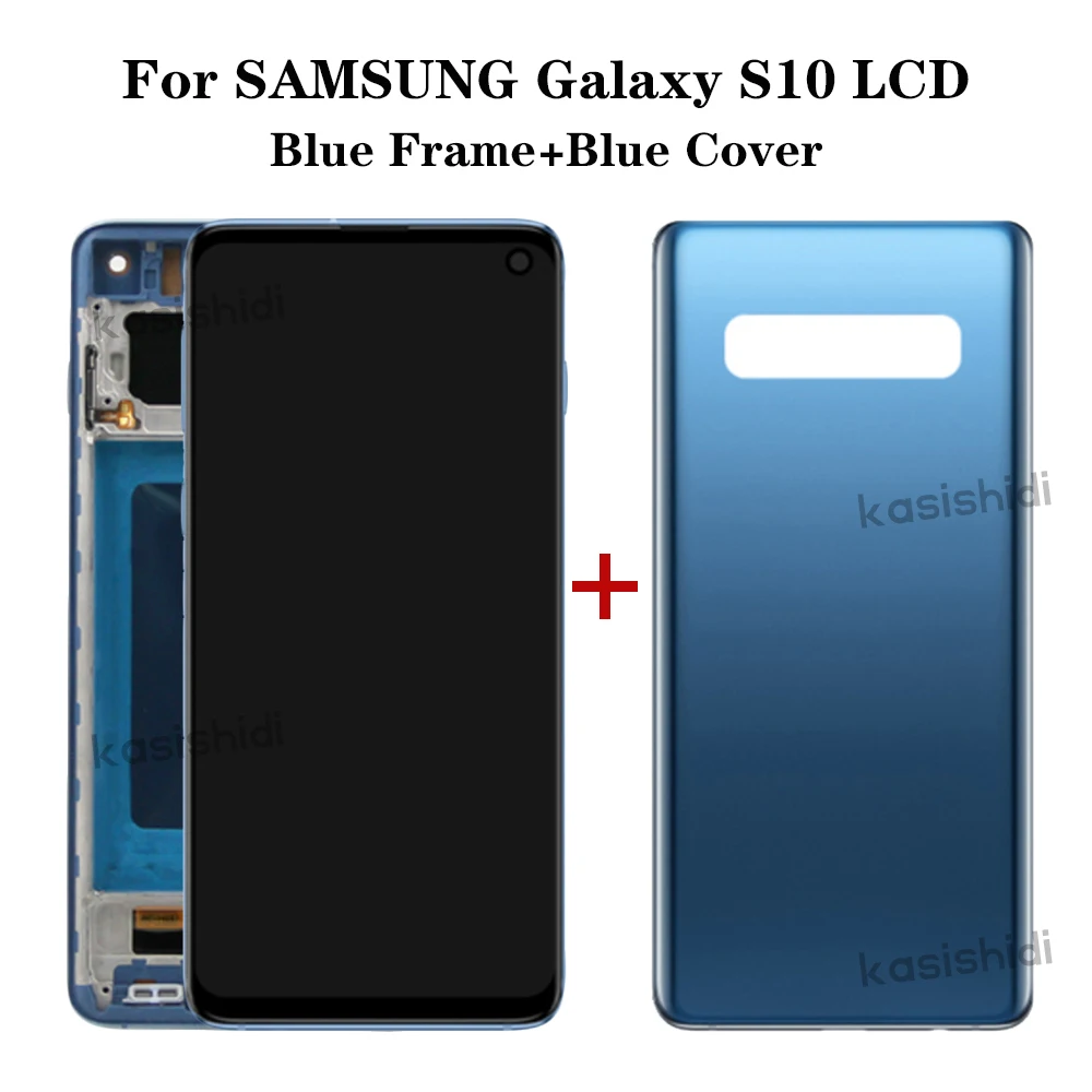 TFT Display For Samsung Galaxy S10 SM-G973F SM-G973U SM-G973W S10 Plus G975F/DS LCD Touch Screen Digitizer With Frame Tested