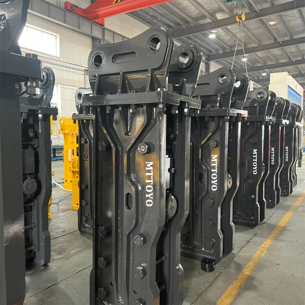 Nuovissimo interruttore idraulico durevole da 20 tonnellate MTTOYO 135 ad alte prestazioni per strumento di demolizione della costruzione dell'escavatore