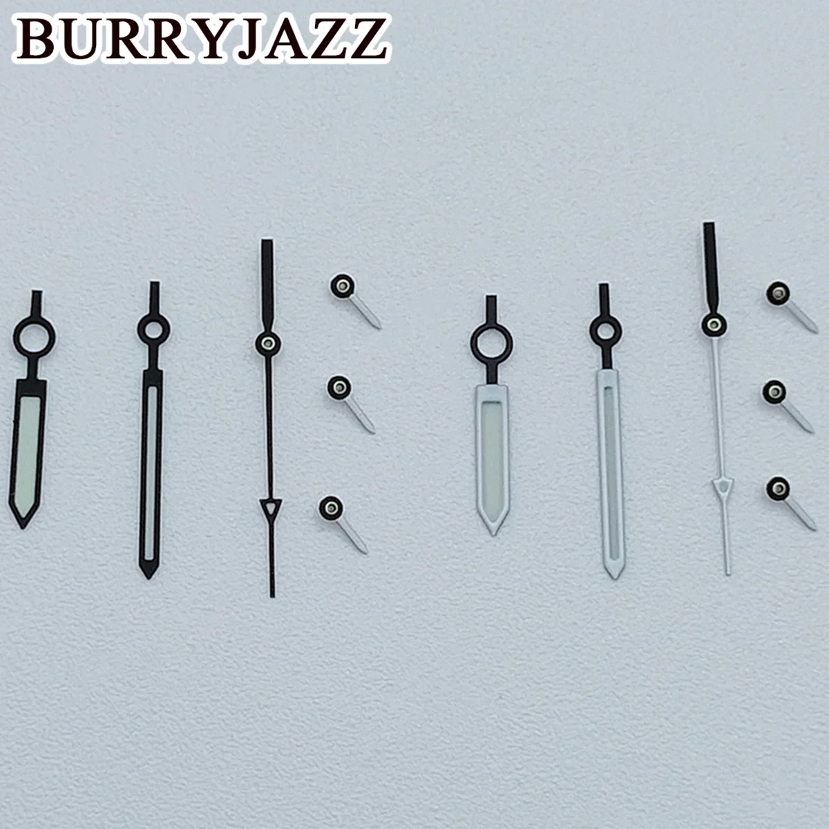 BURRYJAZZ VK63 Watch Hands Green Luminous 32.5mm Dial 6 Pointer Suitable For Quartz Movement VK63A Watch Pointer Accessories