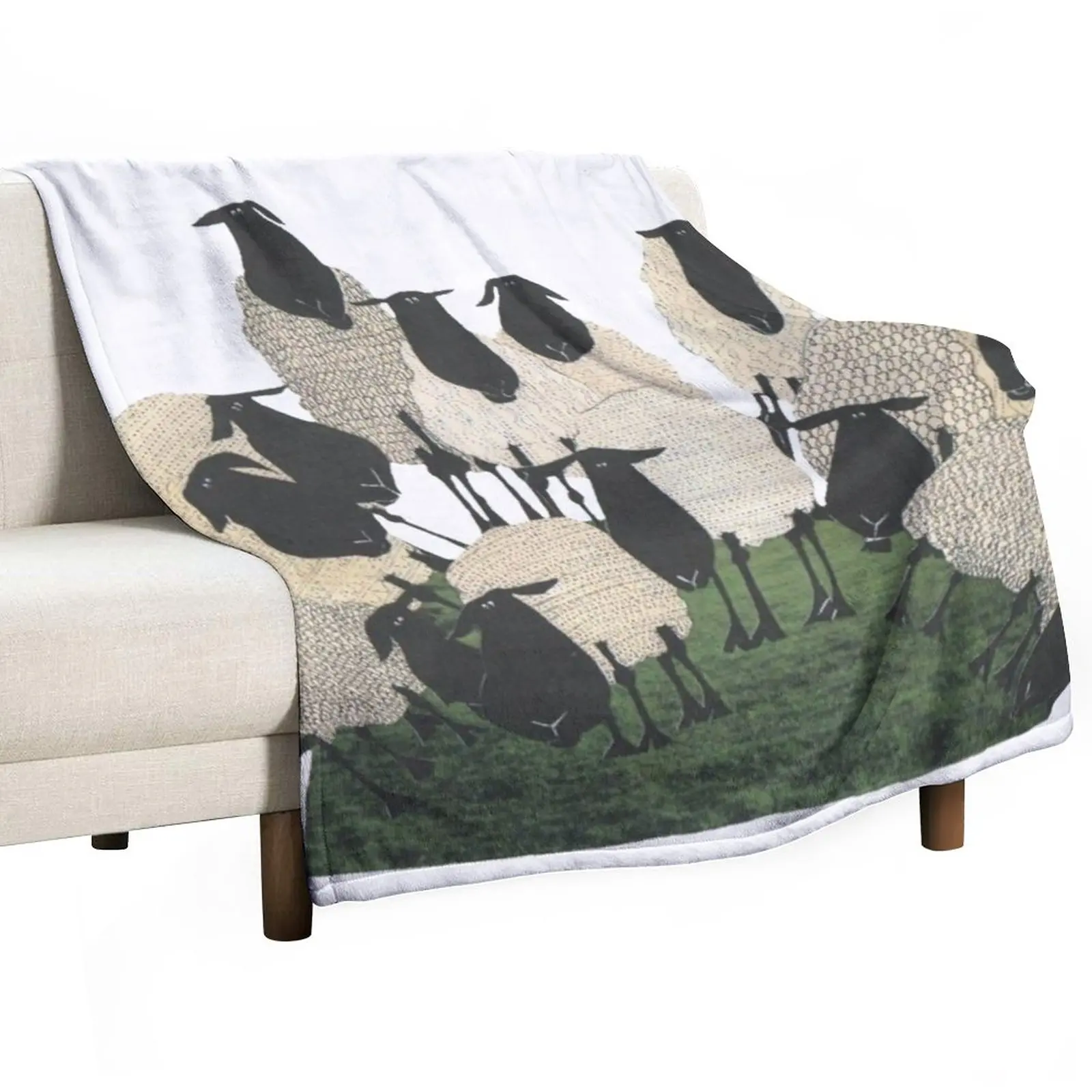 

Sheep on the Hill Throw Blanket blankets and blankets Extra Large Throw Blanket