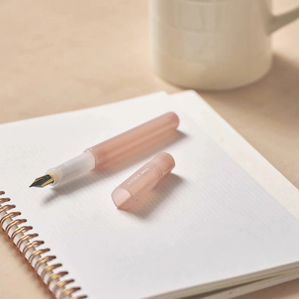 1 pz PILOT Kakuno Smile Penna Stilografica Serie Famiglia Limitata FKA-1SR Colore Trasparente per Uso Esclusivo di Calligrafia Studente